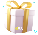Receba seus bônus de boas-vindas no K58